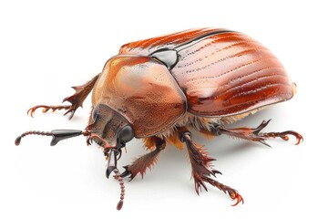cockchafer isolated on white