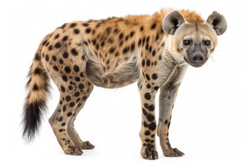 hyena isolated on white 
