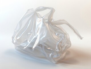 Fototapeta premium Plastic bags in a bag on table