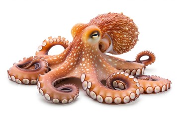 Obraz premium octopus isolated on white