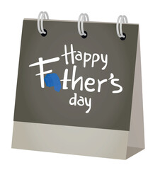 Happy Father's day card. vector illustration
