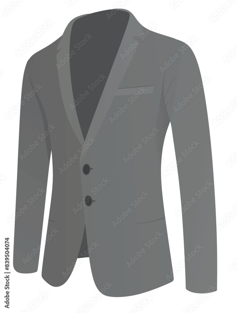 Wall mural grey business tuxedo. vector illustration