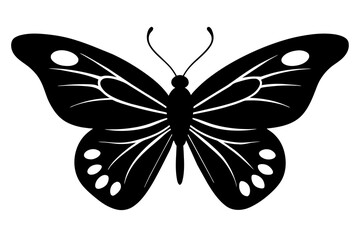 butterfly silhouette vector illustration