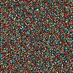 Chromatic Chaos: The Art of Abstract Patterns.