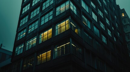 Fototapeta premium Urban Elegance: Minimalist Skyscraper