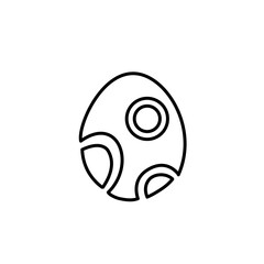 Dinosaur Thin Line Icon