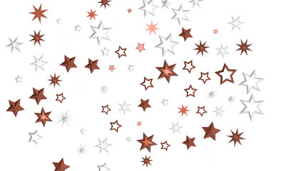 Drifting Christmas Stardust: Captivating 3D Illustration of Descending Stardust Particles for the Holidays