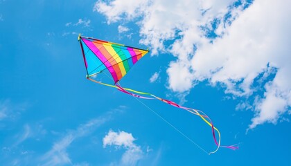 Vibrant Beauty: The Majestic Flight of a Colorful Kite - AR 7:4