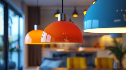 Modern Pendant Lights In Contemporary Kitchen Setting