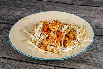 Pad thai - noodle with shrimps