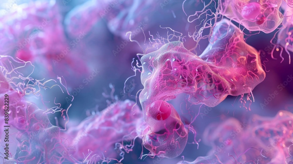 Poster a of podocytes lining the glomerular bat membrane filtering in the initial stage of kidney nephron f