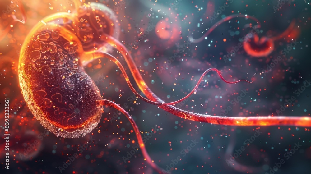 Aufkleber a view of the loop of henle a section of the nephron responsible for creating a concentration gradie