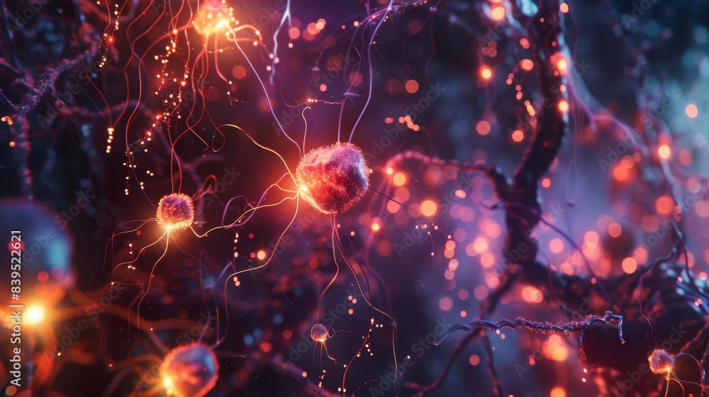 Aufkleber underneath the photoreceptor cells lies a complex network of nerve fibers and support cells which he