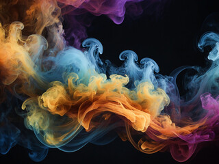 Obraz premium colorful smoke