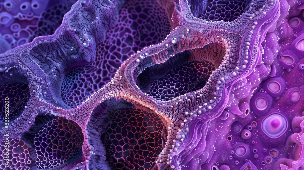 Poster a section of hyaline cartilage showing chondrocytes arranged in precise rows referred to as isogenou