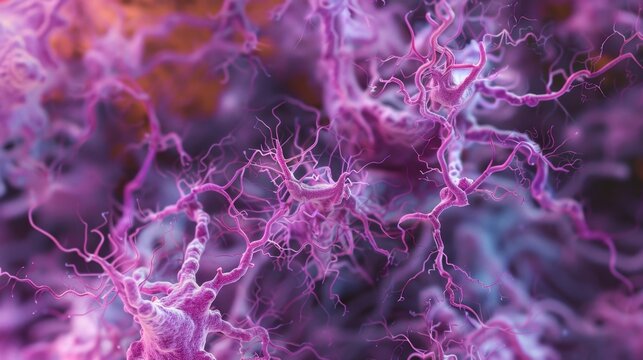 A network of dendritic cells spread throughout the lymph nodes ready to activate the immune response