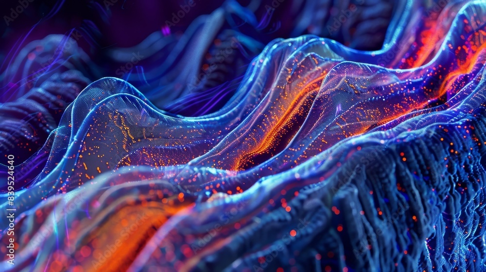 Poster a zoomedin image displays the ordered arrangement of collagen fibers in tendons allowing them to eff