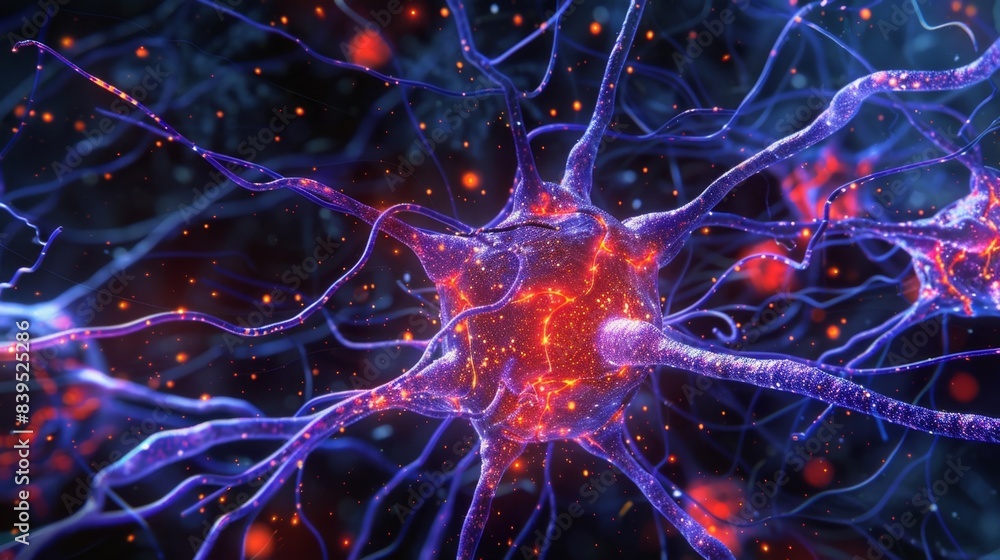 Poster A network of microtubules extending from the centrosome organizing the assembly of the mitotic spindle