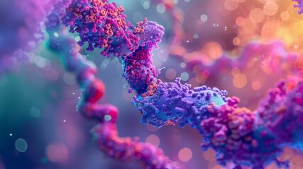 A detailed image of a checkpoint protein responsible for halting the cell cycle if errors are detected