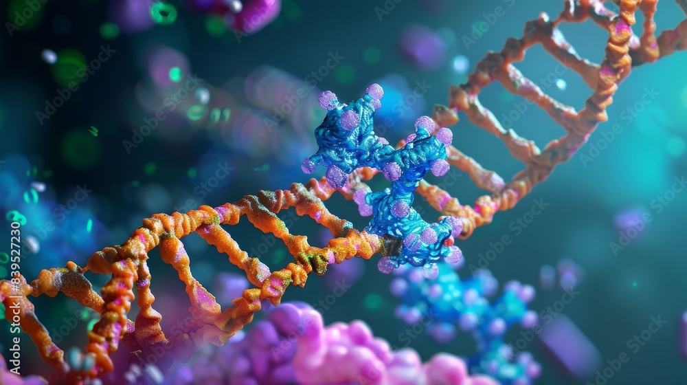 Poster the proofreading process of dna replication with mismatched base pairs being corrected by dna polyme