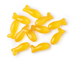 Gelatin capsule of omega 3, 6, 9  vitamin