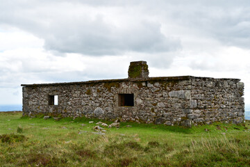 Ruins of Turf Cutters’ house, Black Rock Mountain, Co. Wexford, Ireland