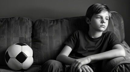 Youth soccer training program for kids at football academy for skill development