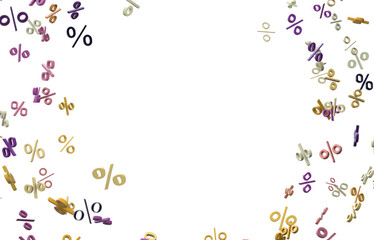 percent sign percentage icon interest rate