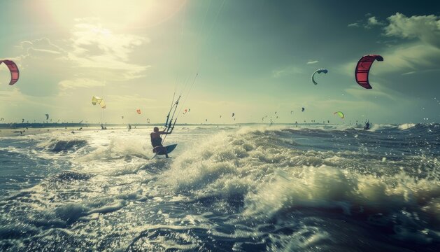 Riding the Waves: A Thrilling Adventure in Kitesurfing