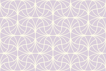 Abstract vector art seamless pattern. Vintage victorian background. Geometric retro illustration.