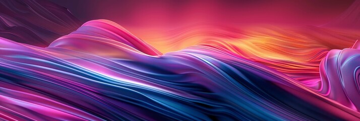 Fluid lines in motion, inspired by digital technology, offering a visually stunning representation