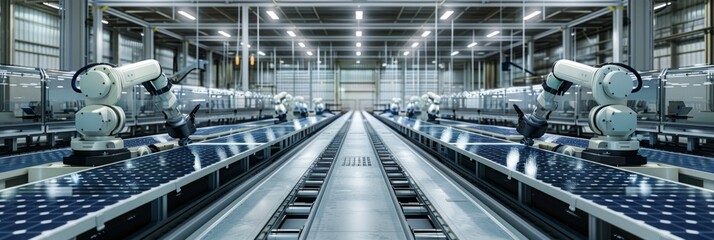 Naklejka premium Image depicting African American robotics control engineers collaborating on problem-solving