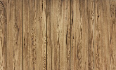Naklejka premium Texture of wood background closeup. Old wood background. Old brown rustical wooden texture - wood background. Reclaimed wood Wall Paneling texture. Cream wooden wall texture background