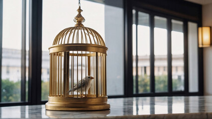 Bird in a Golden Cage