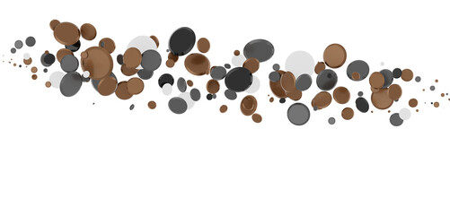 Confetti, paper triangle on the floor, fancy, colorful, celebration party