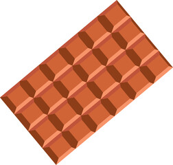 sweet chocolate bar food object