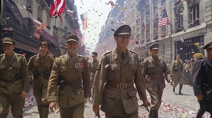 Commemorating the american landing in normandy in june 1944  celebrations and remembrance