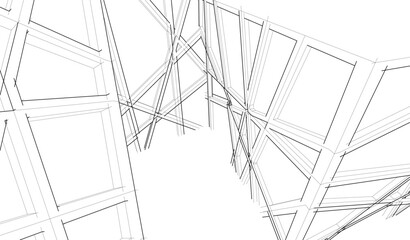 sketch of a building