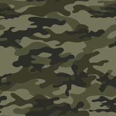 
modern camouflage forest background texture khaki seamless illustration