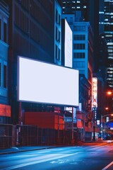 Obraz premium An impressive ultra sharp image showcases an outdoor billboard advertisement mock-up against