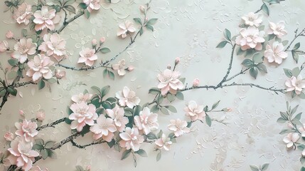 Vintage flower background