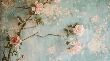 Vintage flower background