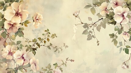 Vintage flower background