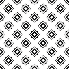 Abstract monochrome geometric ornament. Funky minimal geometric background. Black and white textures. Repetitive geo design for decoration, print