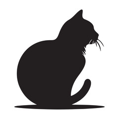 Cat vector art illustration