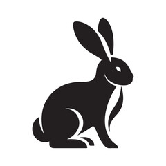 Rabbit vector art illustration