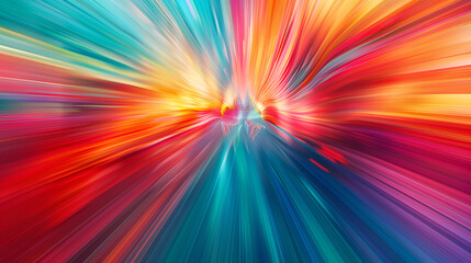 Abstract tunnel with colorful stripes in motion pattern ,Abstract Background ,Abstract glowing space tunnel flying at high speed from bright energy futuristic
