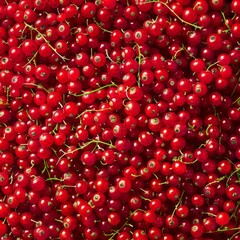 Red currant berries texture background, Ribes rubrum fruits pattern, many redcurrant mockup, pink berries