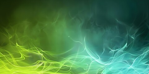 Abstract lime green to teal gradient background with noise for web banner. Concept abstract, lime green, teal, gradient, noise