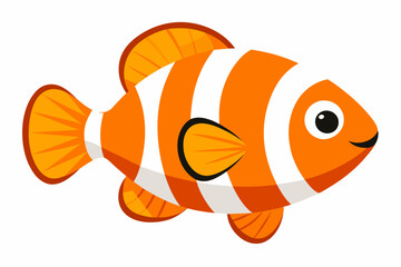 clown fish vector illustration